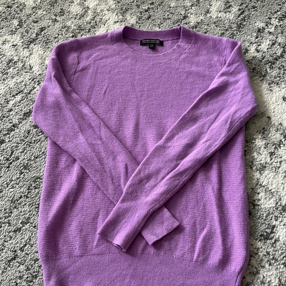 Banana Republic Lilac Merino Sweater
